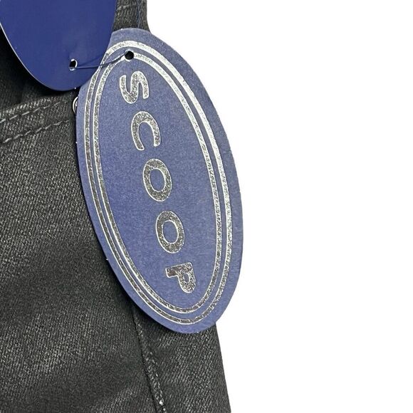 Scoop Pants Black NEW‎ High Rise Flare Leg Opening Women Size 16 - Picture 5 of 16